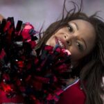 Cheerleaders in town